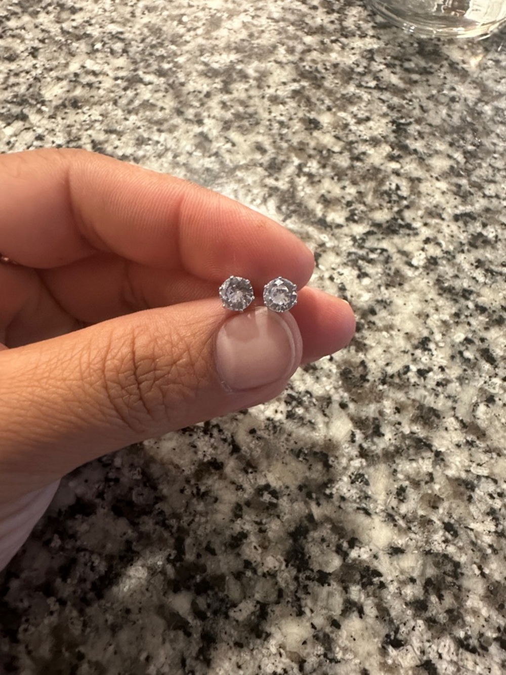 Classic Clear Crystal Stud Earrings - Women's Jewelry
